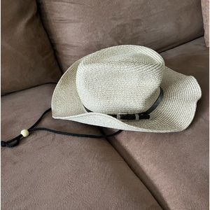 beige cowboy hat nwot